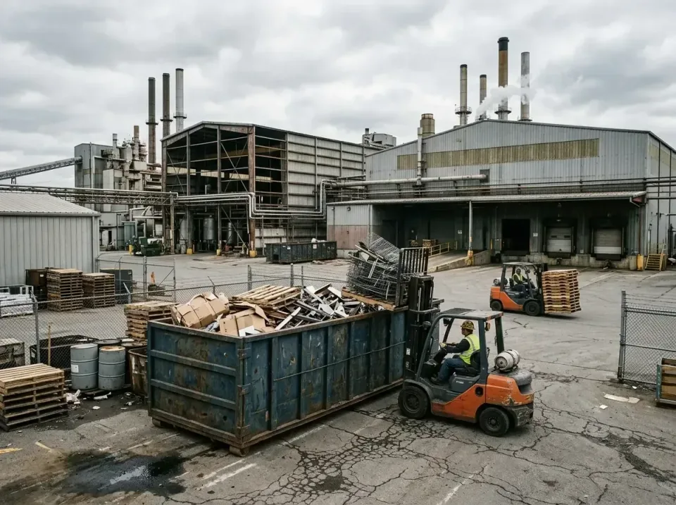 industrial-factory-scrap-conta-003 — frequently asked questions, Cheap Roll-off Dumpster Rentals in Pocono Woodland Lakes, PA